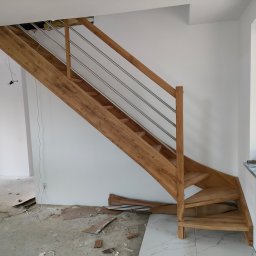 Schody drewniane Bystrzyca Kłodzka 1