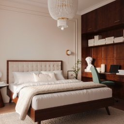 Projekt mieszkania wykonany przez naszych architektów dla młodego klienta, który uwielbia czytać. 