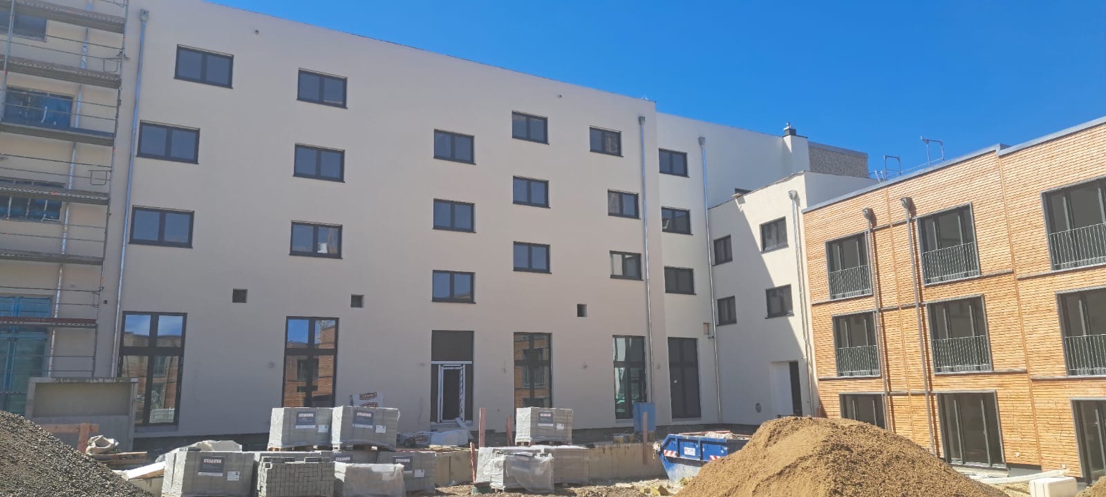 Prace elewacyjne. Miasto Hanower