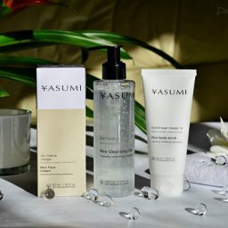 Kosmetyki marki Yasumi seria ryżowa.