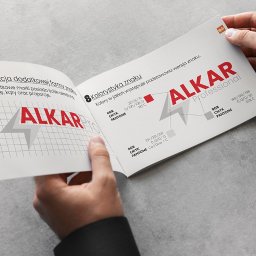 Identyfikacja wizualna firmy Alkar Professional.