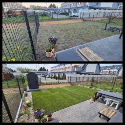 SpecGreen - realizacja zlecenia założenia małego ogrodu