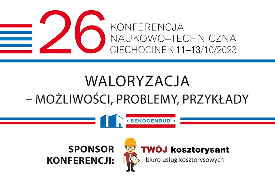 SPONSOR - 26 Konferencji Naukowo-Technicznej SEKOCENBUD
