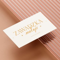 Logo dla certyfikowanej wizażystki 