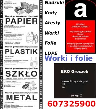 Worki,folie ldpe -od Producenta worki na śmiieci, work na eko groszek i inne