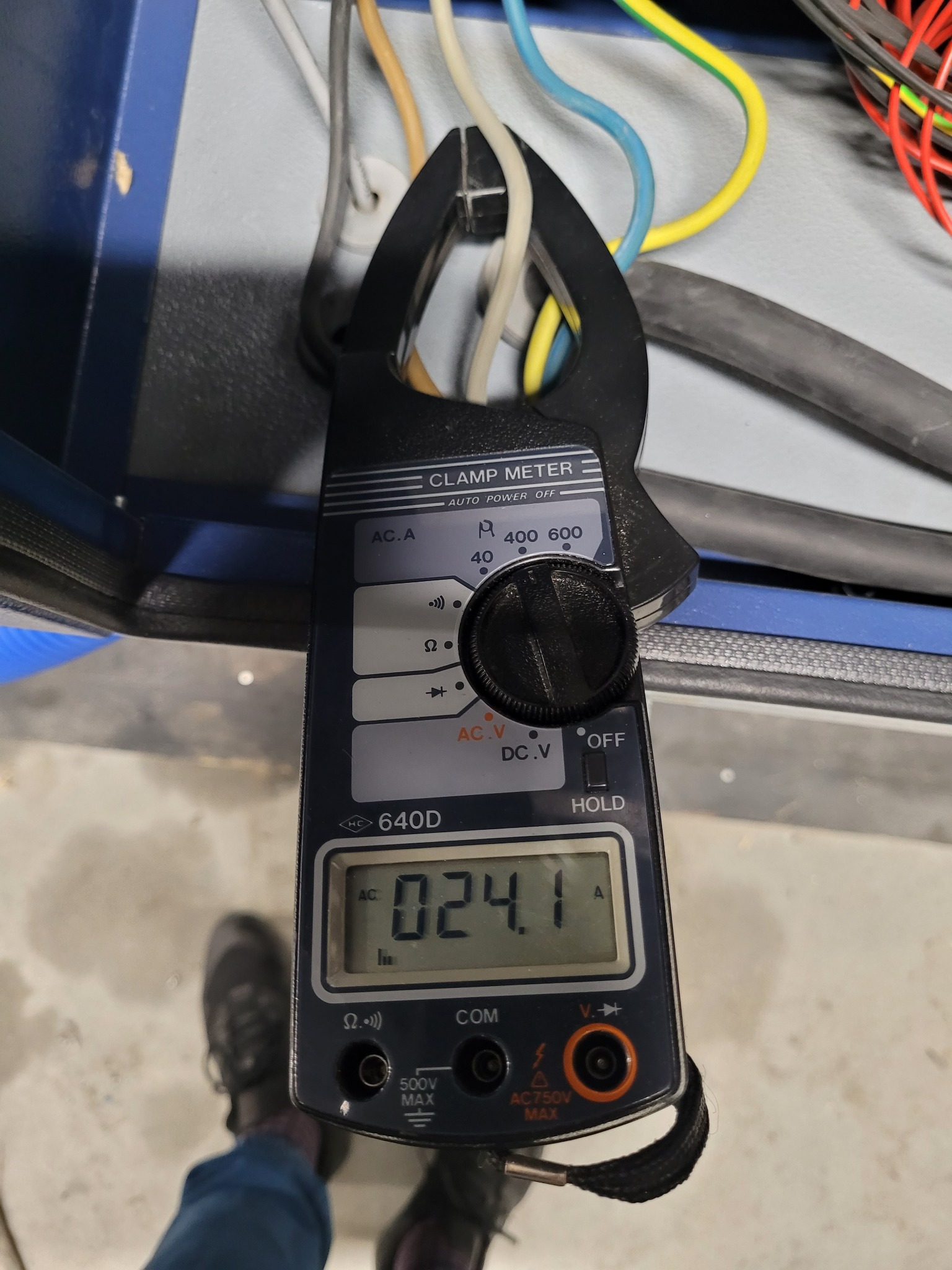 Pomiar obciążenia poszczególnych faz.