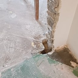 Przed remontem i w trakcie trwania prac