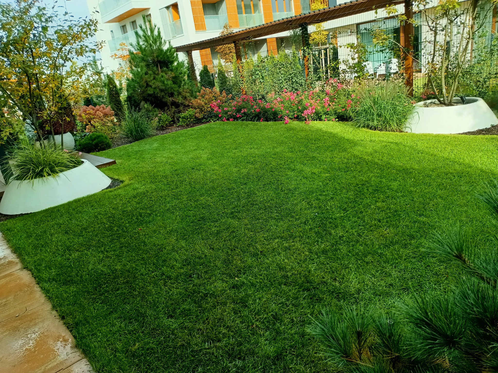 Pielęgnujemy tereny zieleni przy firmach i instytucjach