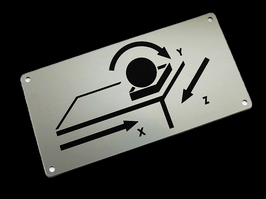 Tabliczka aluminium anodowane