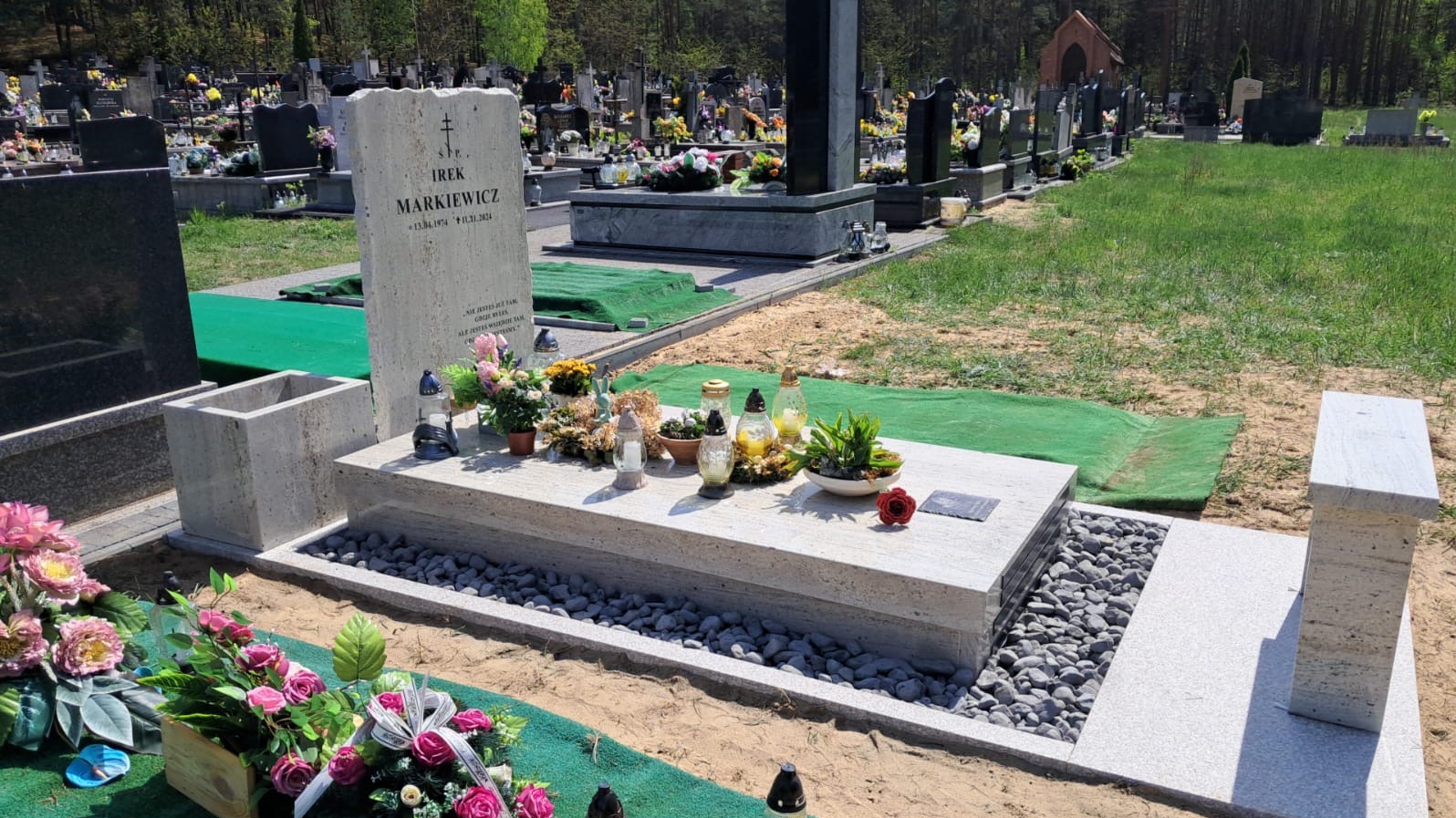 Najnowsza realizacja. Cmentarz Wiersze.