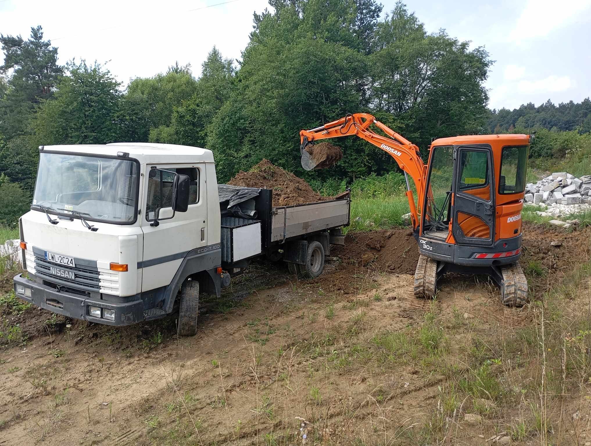 Prace ziemne oraz remontowo budowlane.