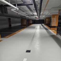 System garażowy dwa kolory. Żywica poliuretanowa. 