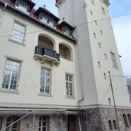 WS MONOLITH SPÓŁKA Z OGRANICZONĄ ODPOWIEDZIALNOŚCIĄ - Jedna z naszych większych realizacji, pałac w miejscowości Rogi, wymiana okien na nowe