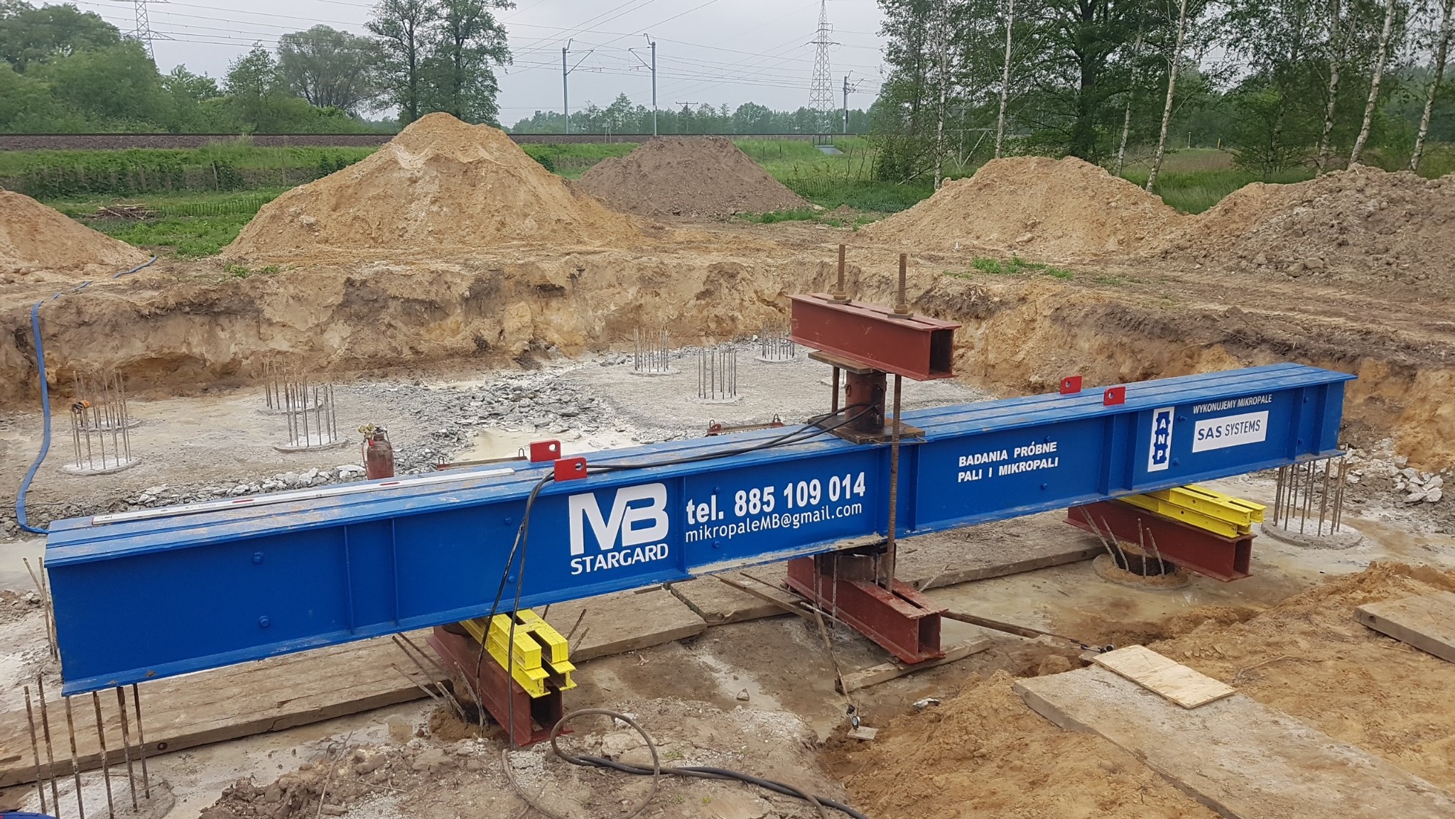 Badania wytrzymałościowe pali CFA. Wrocław