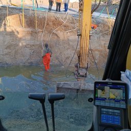 Maciej Wojdyr usługi budowlane - Wykop pod zbiornik , jeszcze -3 metry