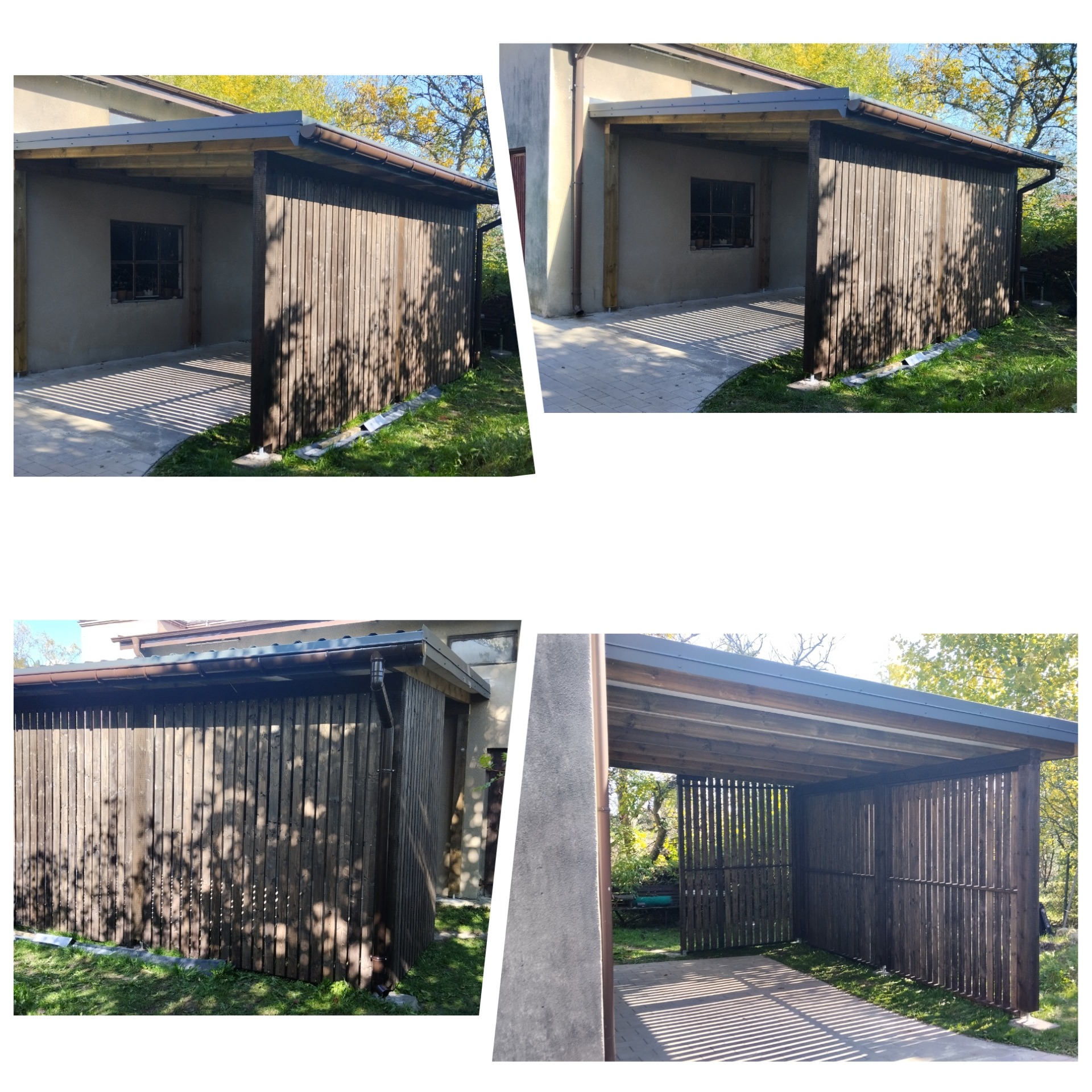 Wiata garażowa aby autko miało gdzie zimować :)