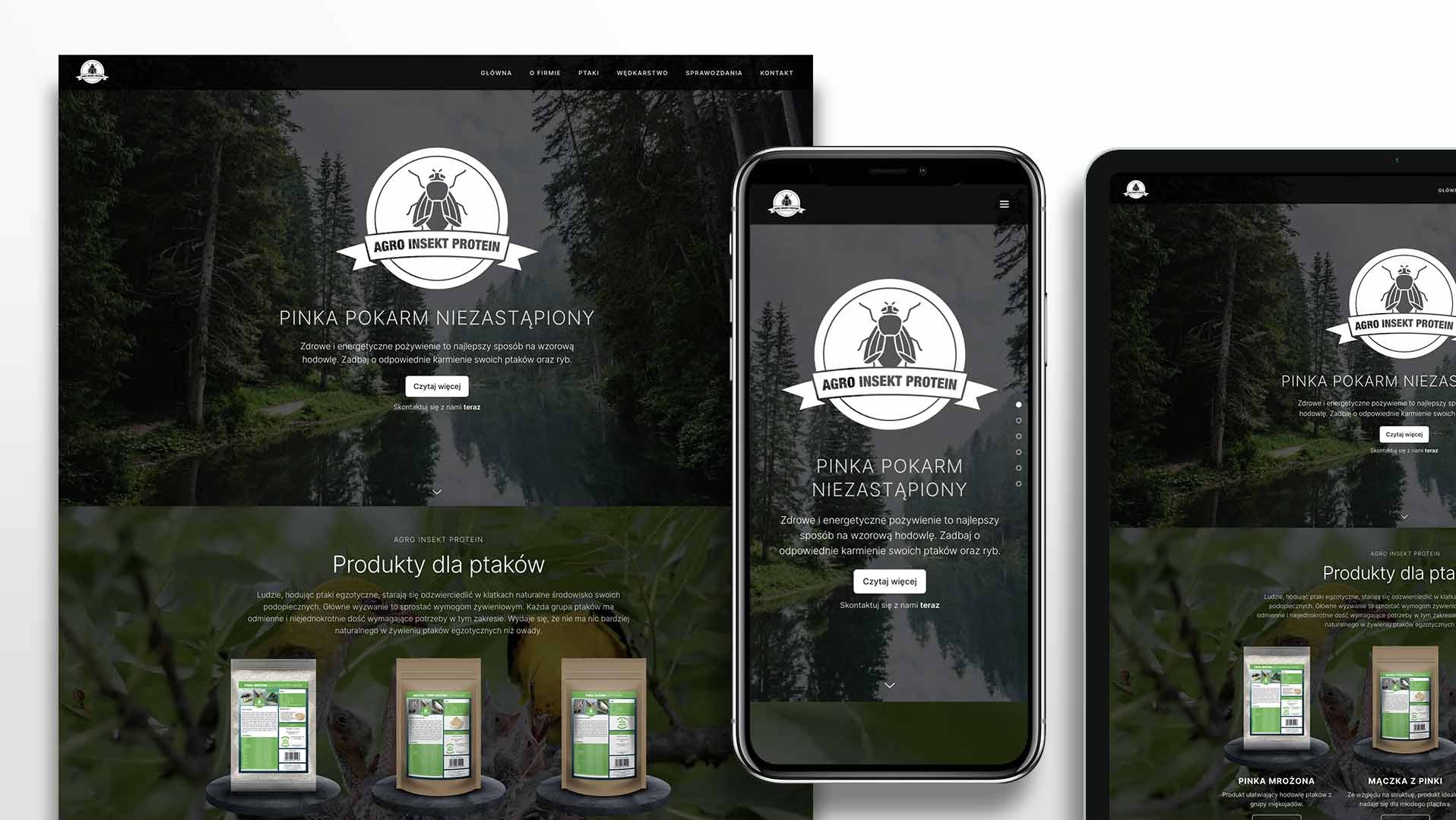 Tworzenie strony internetowej Agro Insekt Protein