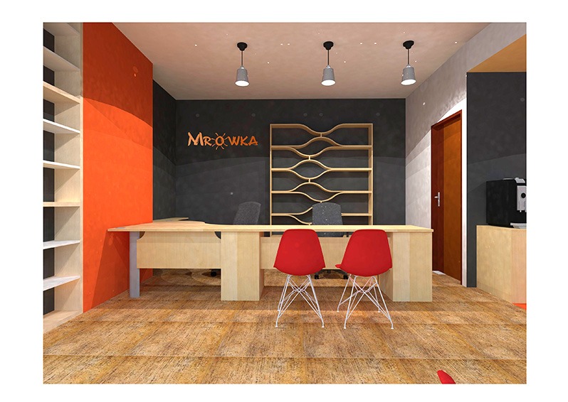 koncepcja wnętrz biura podróży