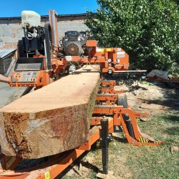 Tartak objazdowy spalinowy Wood-Mizer lt20 - Skład Drewna Rychwał