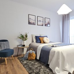 Pusty pokój-to nie problem! Tu aranżacja sypialni - warto przygotować nieruchomość i pokazać klientom jak może wyglądać dane pomieszczenie. To znacznie zwiększa ich zainteresowanie.