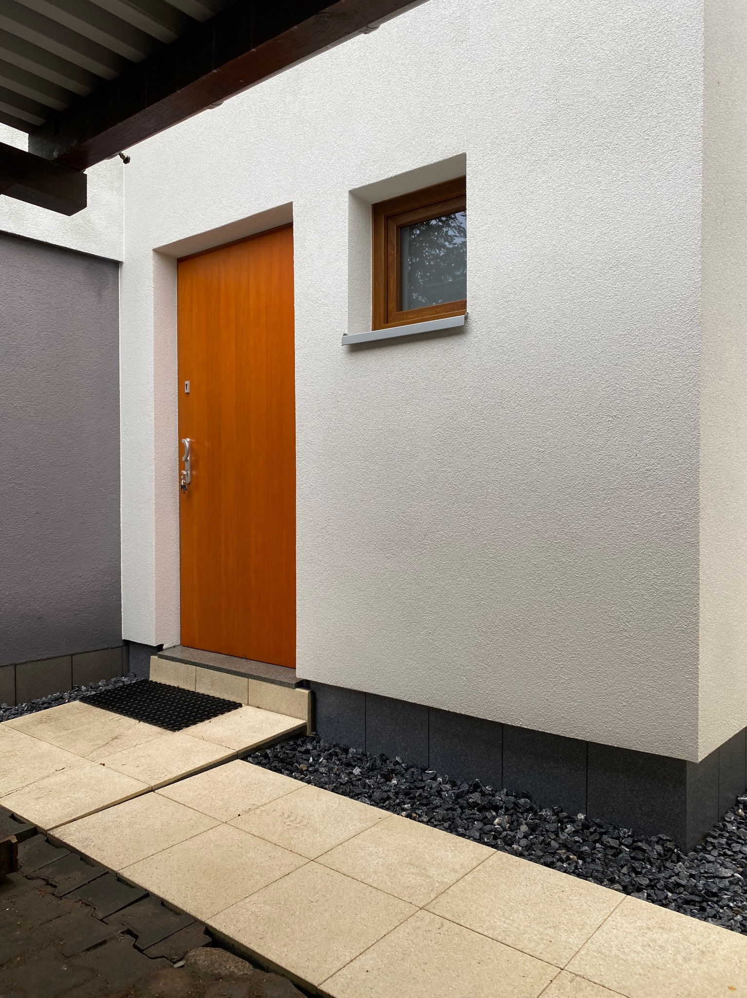 Rozbudowa domu przód.