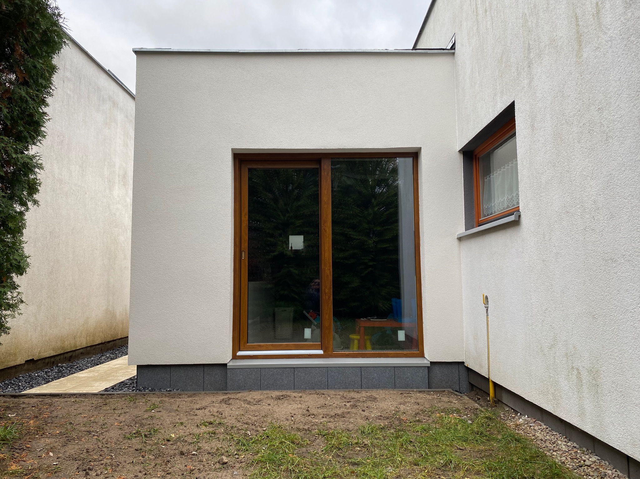 Rozbudowa domu tył.