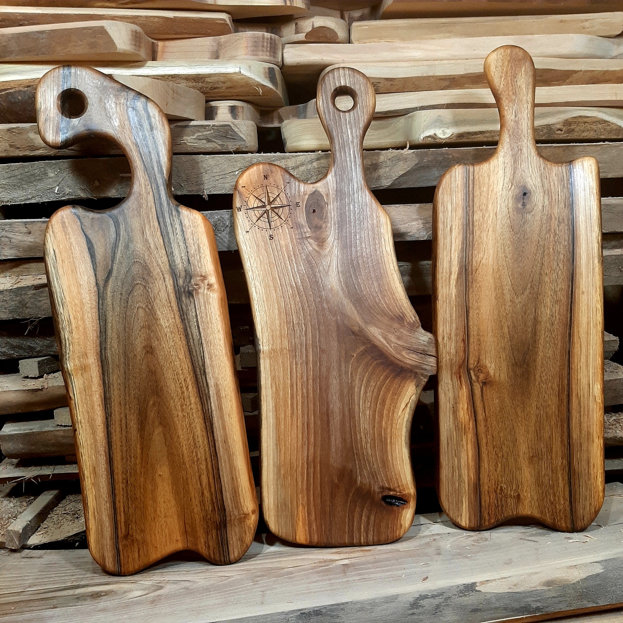 deski z orzecha do podawania serów