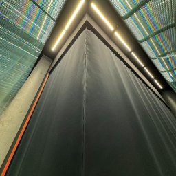 Zasłony Blackout czarny trudnopalny - Salon Nike Kraków