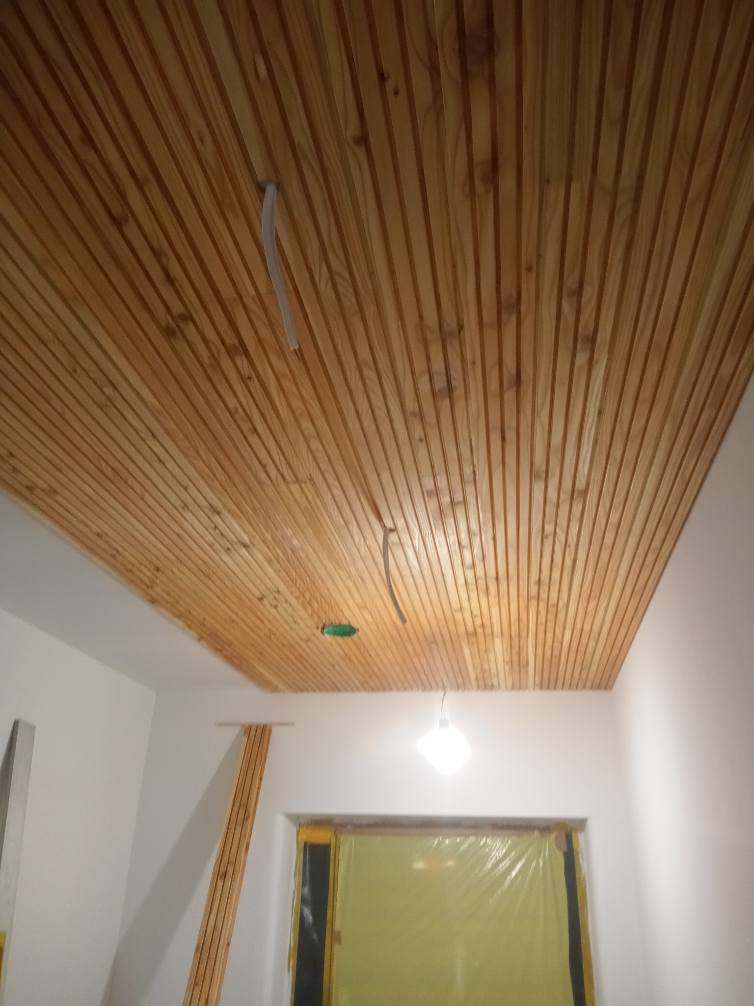 sufit - deska elewacyjna modrzewiowa