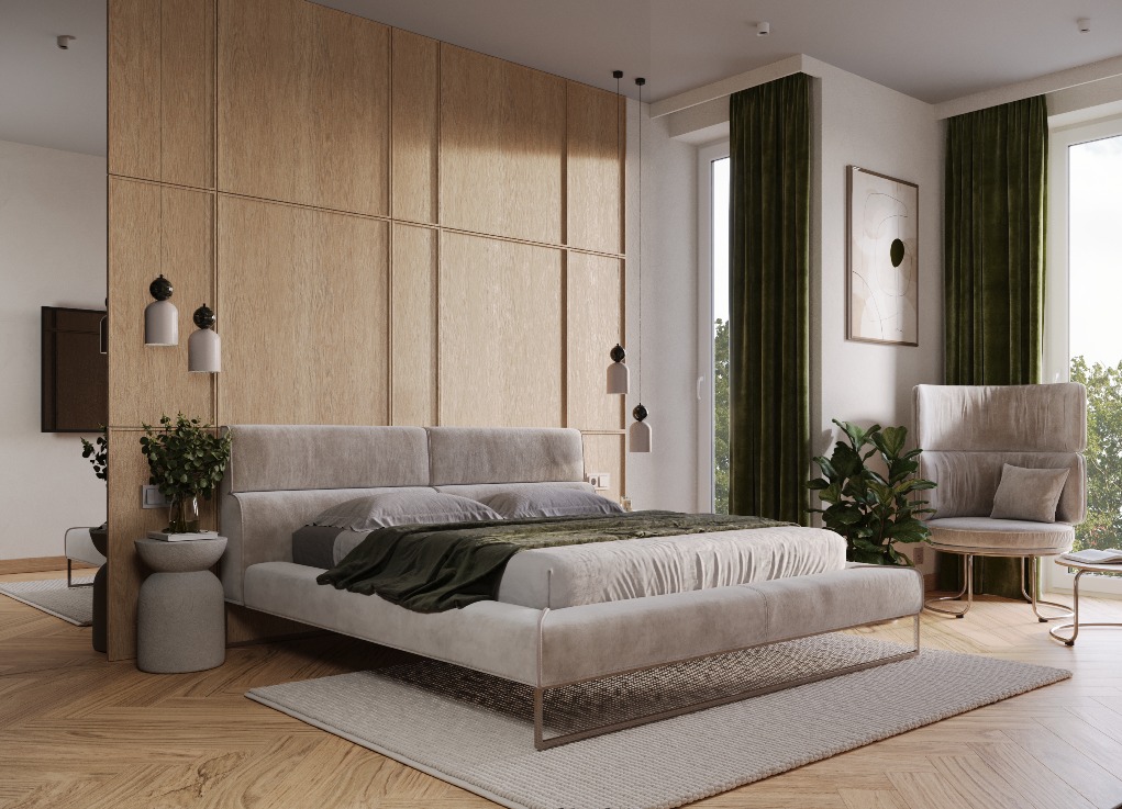 Wnętrze domu - sypialnia