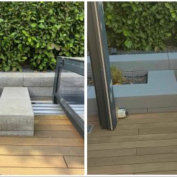 Efekt po usunięciu mleczka betonowego, oraz impregnacji koloryzującej.