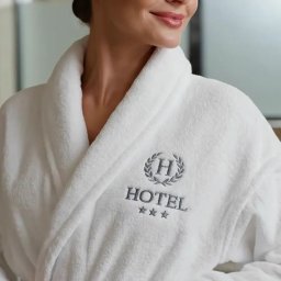 Szlafroki Hotelowe z haftem - usługi haftu