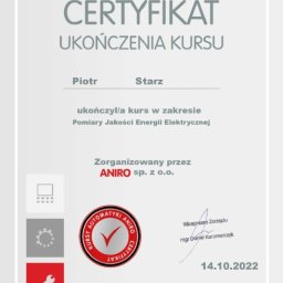 Kurs pomiarów jakości energii elektrycznej