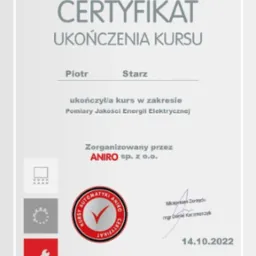 Kurs pomiarów jakości energii elektrycznej