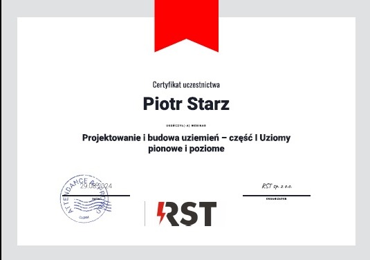 Kurs projektowania uziemień