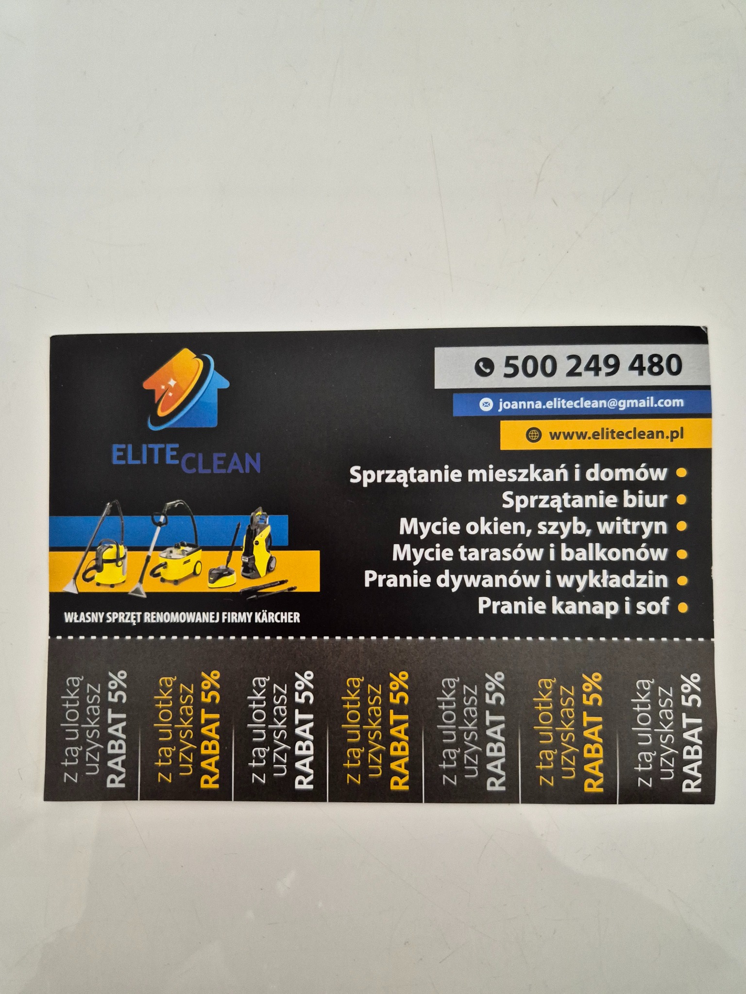 Przy powołaniu się na ulotkę, gwarantujemy 5% rabatu