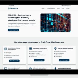 Igor Delega Strony internetowe & Marketing - Strona prezentuje ofertę firmy Primega – partnera w technologii IT, serwisie sprzętu i materiałach eksploatacyjnych.