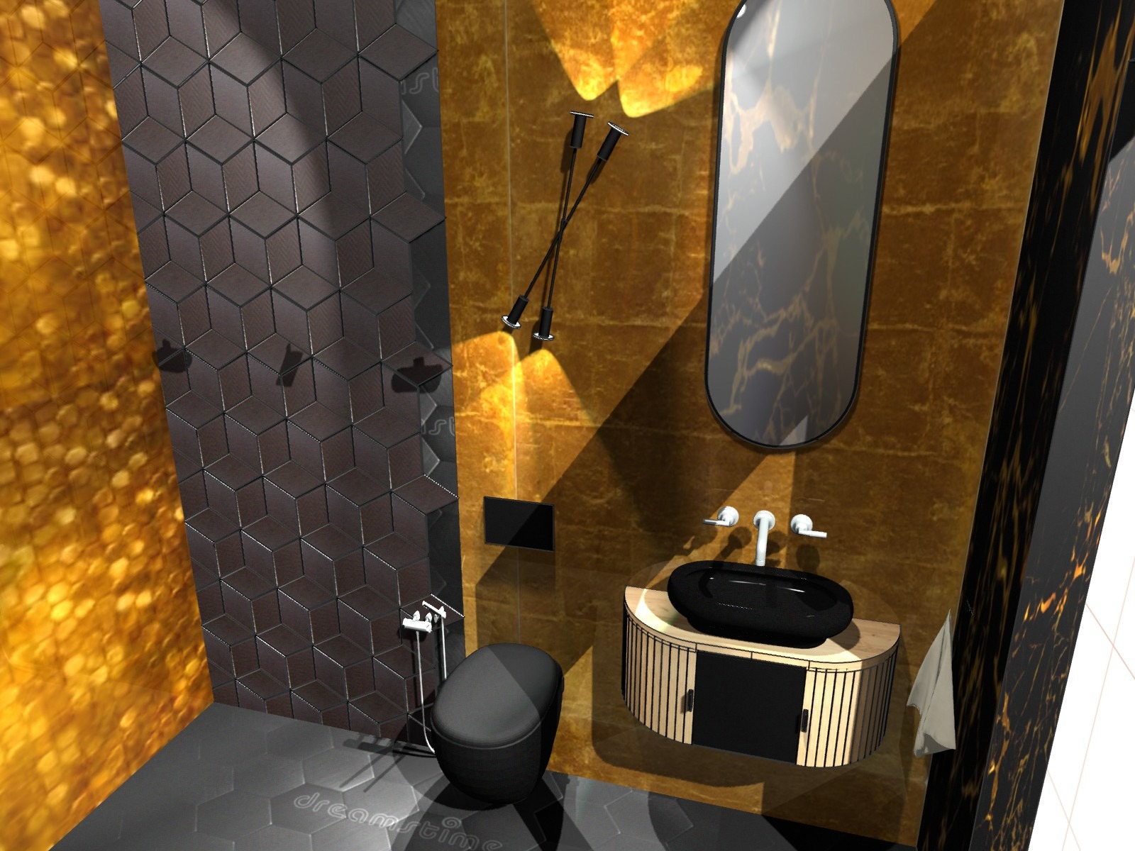 Mała Łazienka Glamour