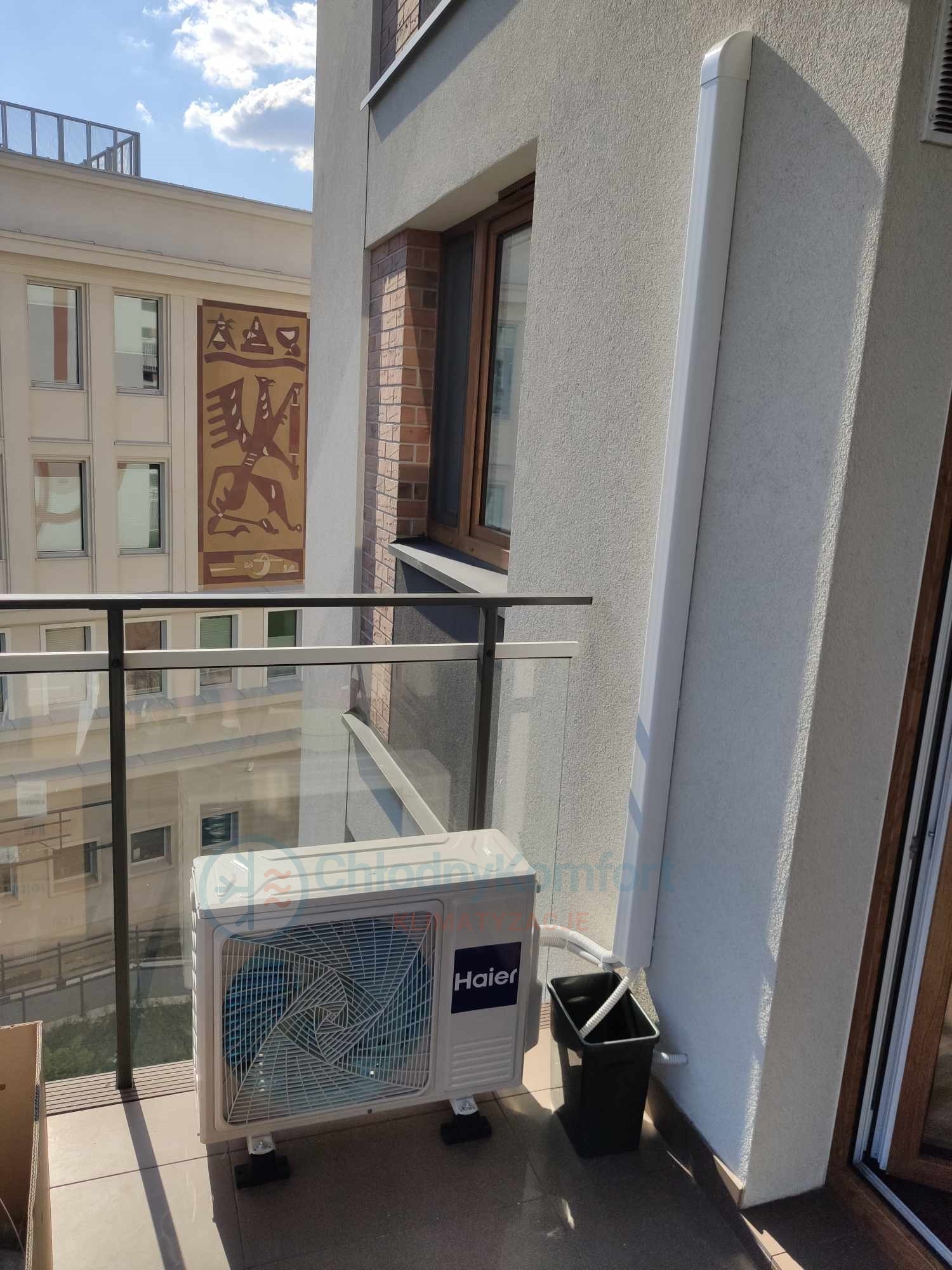 Zainstalowany agregat Haier.