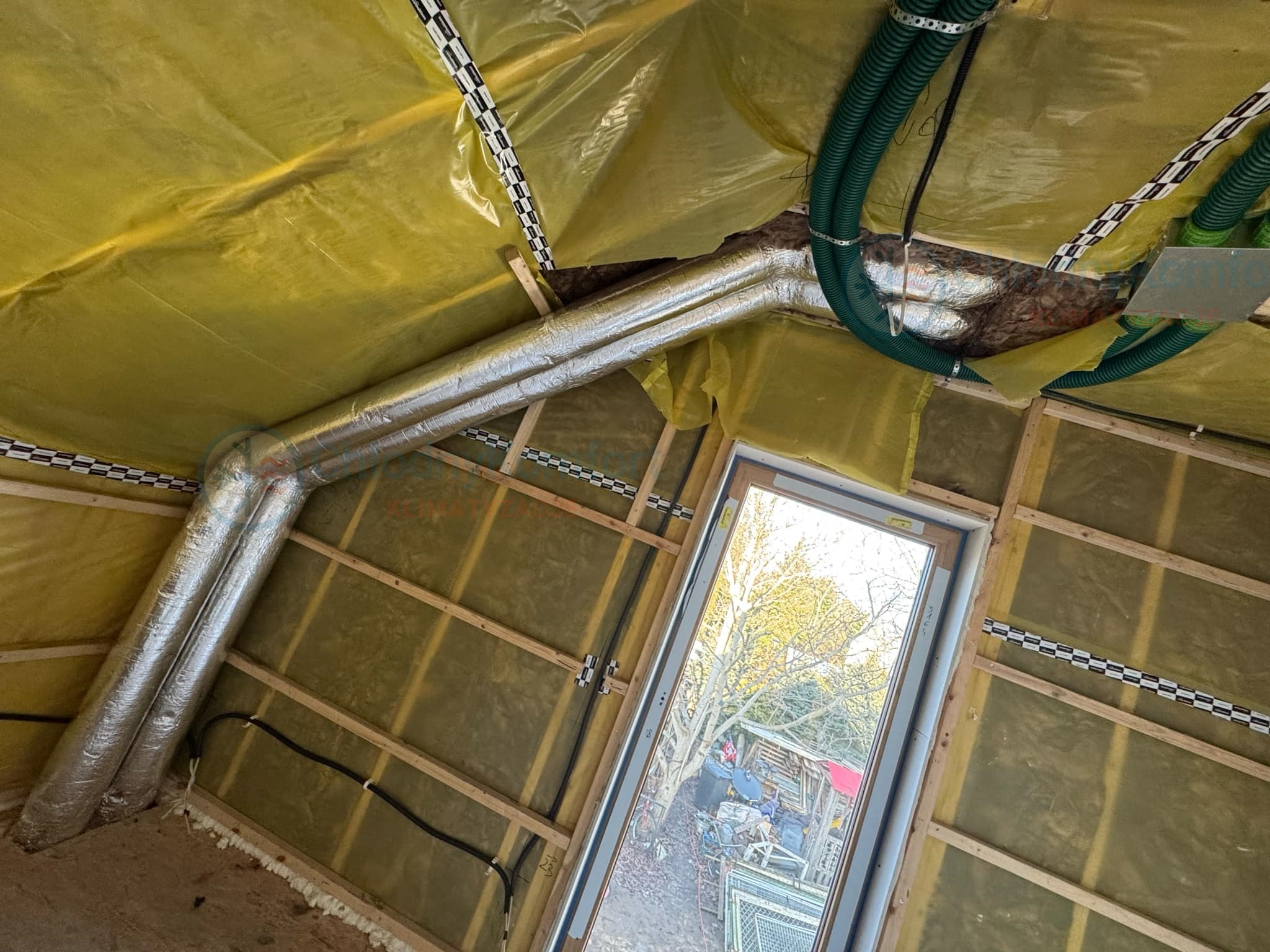 Instalacja rekuperacji.