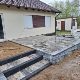 Układanie kostki brukowej Czaplinek 1