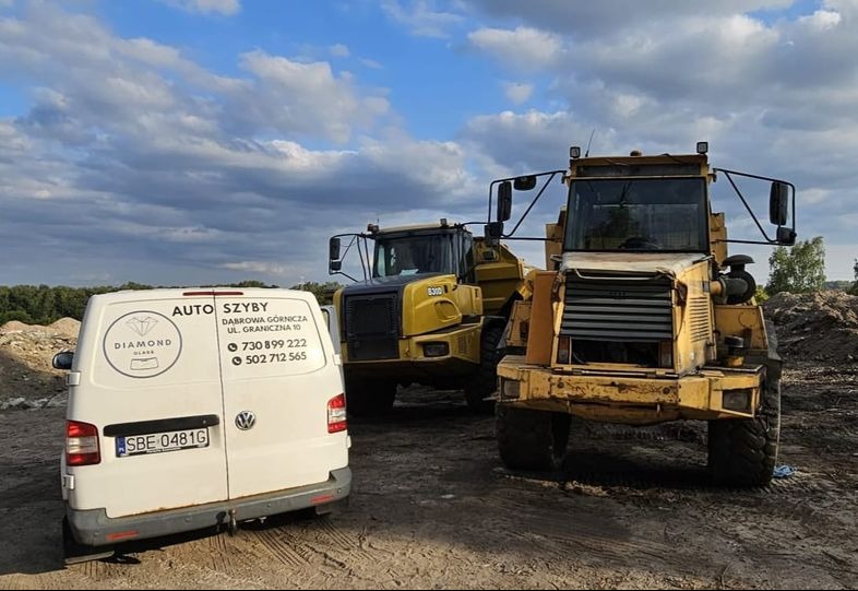 Wymiana szyb w maszynach budowlanych