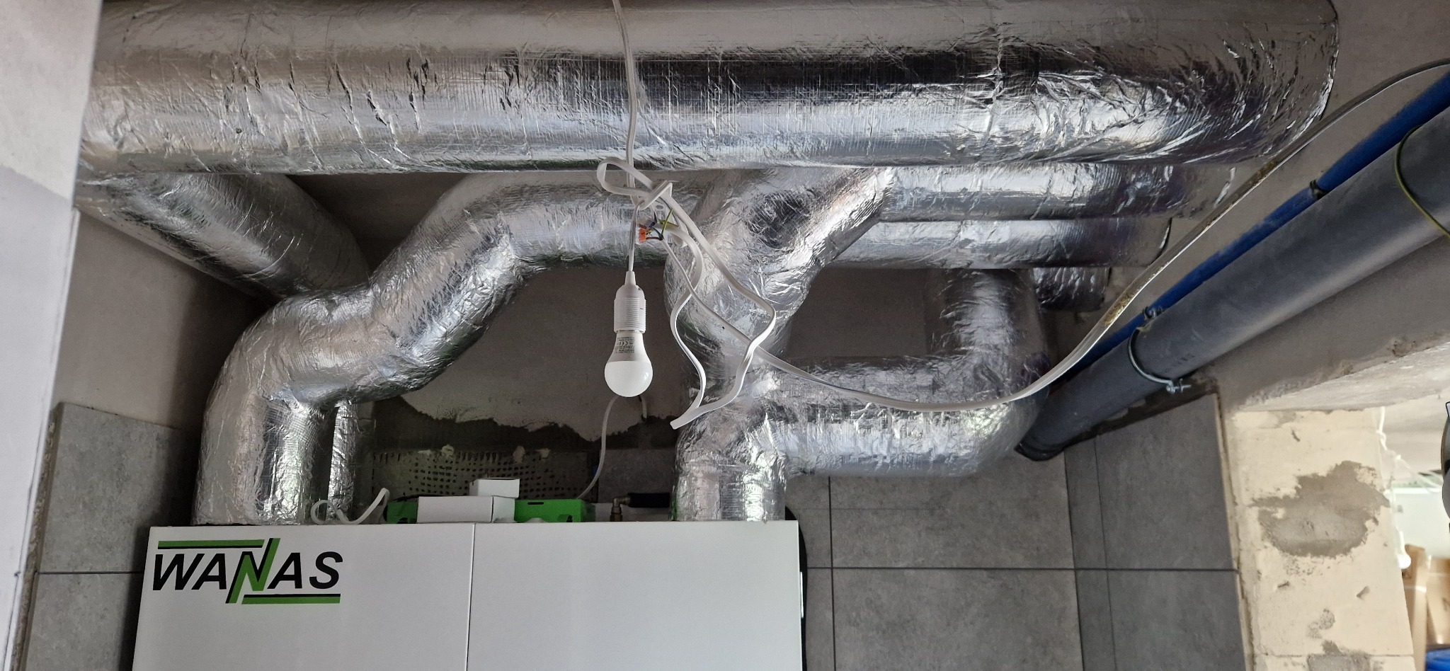 Montaż rekuperatora wraz z podłączeniem nawiewu,wyciągu,czerpni,wyrzutni.