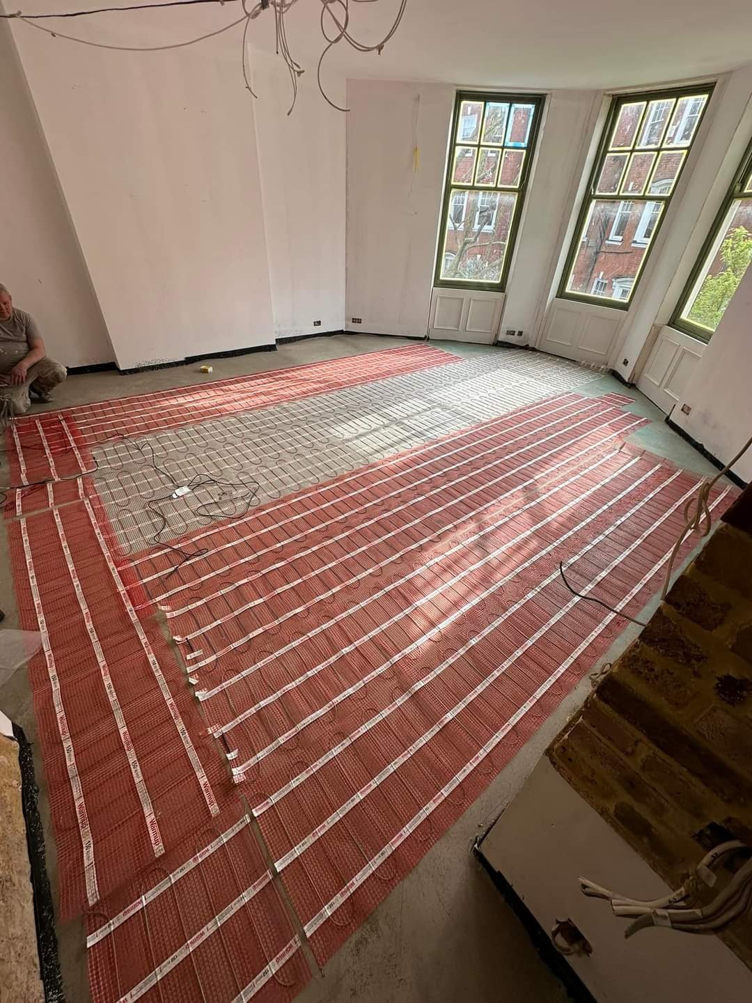 Instalacja ogrzewania podłogowego