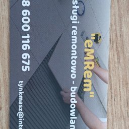 eMRem Michał Grześkowiak Usługi remontowo-budowlane - Tynkowanie Gipsowe Bobolice