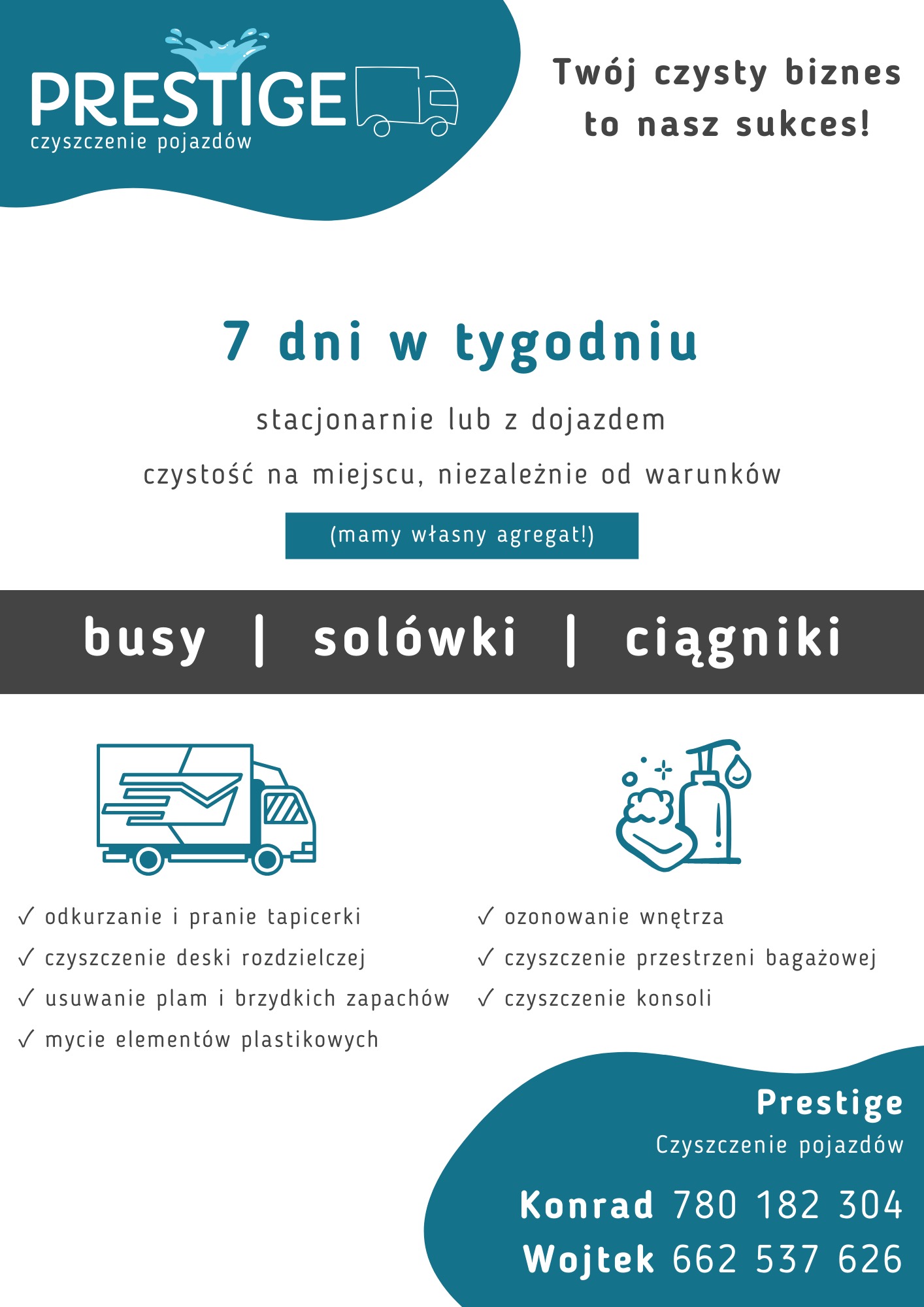 Oferta dla busów i samochodów ciężąrowych