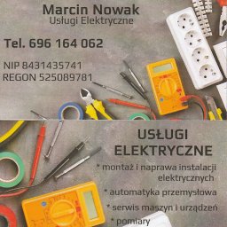 Usługi Elektryczne Marcin Nowak - Instalatorstwo energetyczne Człuchów