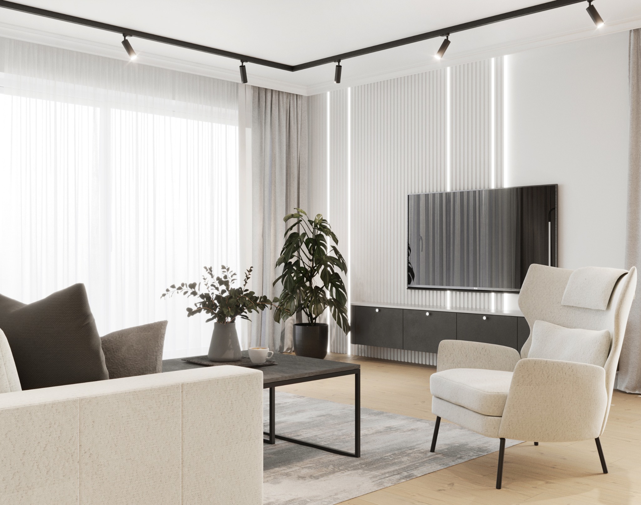 Dom jednorodzinny, Bydgoszcz - Strefa dzienna