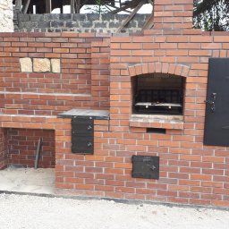 Kompleks: grillo-kominek z kuchnią i wędzarnią