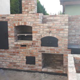 GRILLBUD Wojciech Kordylas - Kompleks: grillo-kominek z kuchnią, wędzarnią i piecem do chleba i pizzy